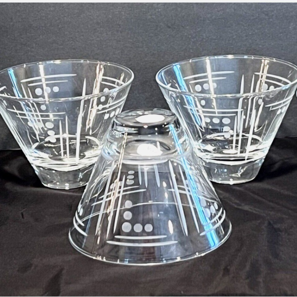 7 Princess House Martini glasses